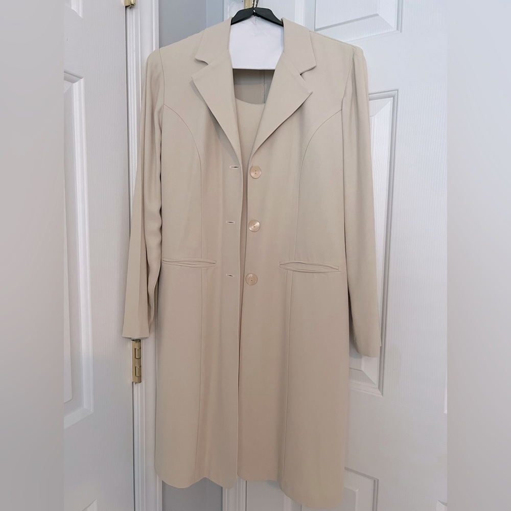 Tan dress, 2 pc.